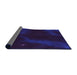 Thickness of Patterned Amethyst Purple Rug, pat3160pur