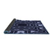 Thickness of Patterned Periwinkle Purple Rug, pat3163blu