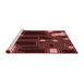 Sideview of Machine Washable Transitional Red Rug, wshpat3164rd