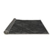 Thickness of Patterned Charcoal Black Rug, pat3166gry