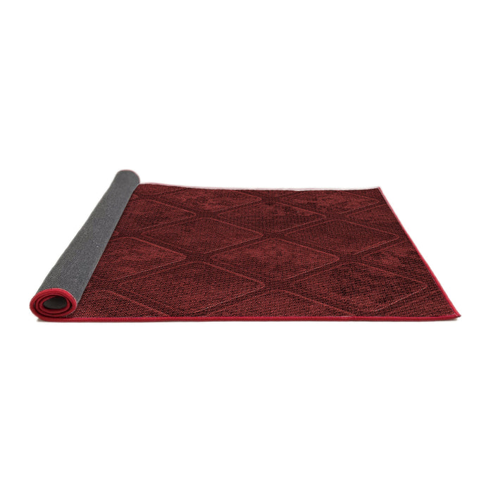 Thickness of Patterned Red Rug, pat3167rd