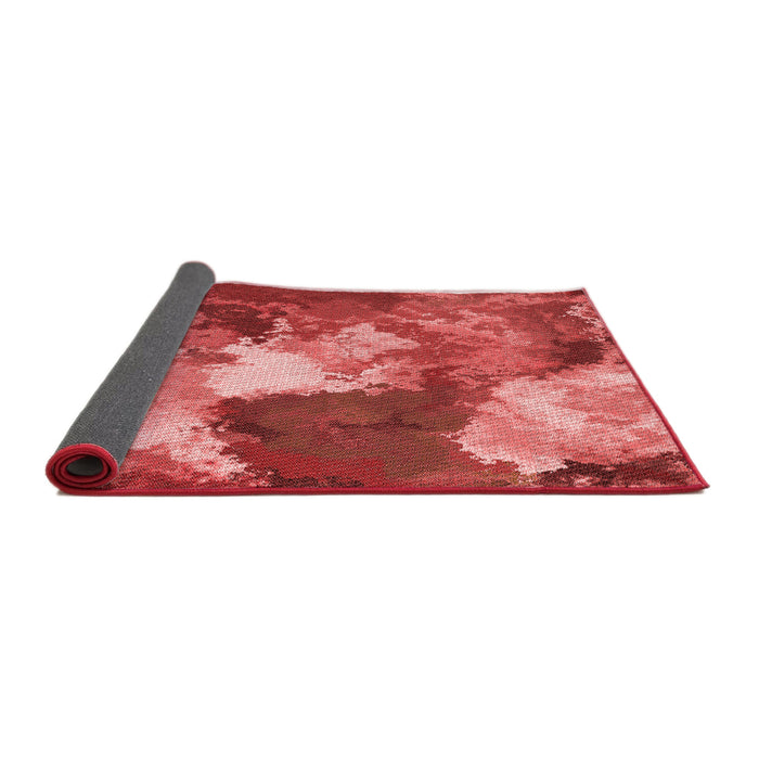 Thickness of Patterned Red Rug, pat3171rd