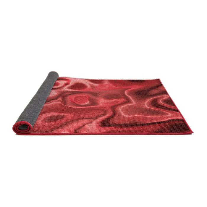 Thickness of Patterned Red Rug, pat3172rd