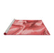 Sideview of Machine Washable Transitional Light Coral Pink Rug, wshpat3173rd