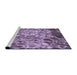 Sideview of Machine Washable Transitional Purple Rug, wshpat3175pur