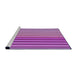 Sideview of Machine Washable Transitional Violet Purple Rug, wshpat3177pur