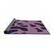 Thickness of Patterned Orchid Purple Rug, pat3178pur