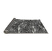 Thickness of Patterned Gunmetal Gray Rug, pat3179gry