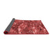 Thickness of Patterned Red Rug, pat3179rd