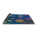 Thickness of Patterned Steel Blue Rug, pat3181lblu