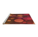 Sideview of Machine Washable Transitional Red Rug, wshpat3181org