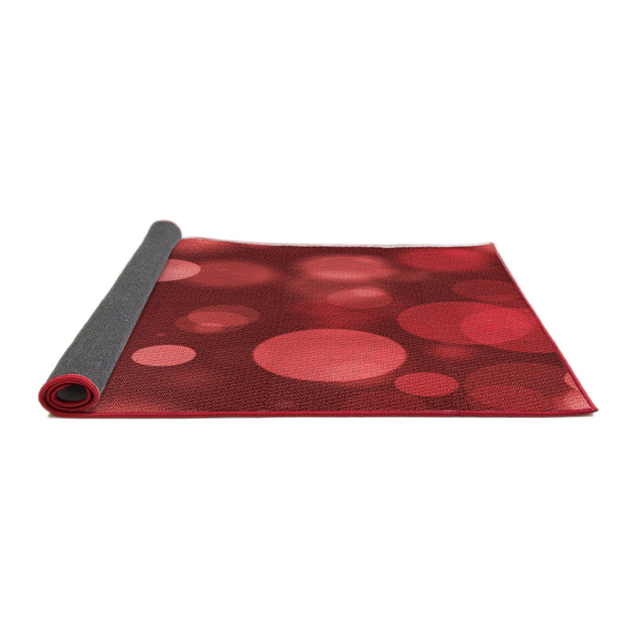 Thickness of Patterned Red Rug, pat3181rd