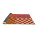 Thickness of Patterned Orange Rug, pat3185org