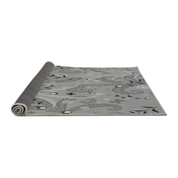 Thickness of Patterned Cloud Gray Rug, pat3187gry