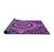 Thickness of Patterned Purple Rug, pat3188pur