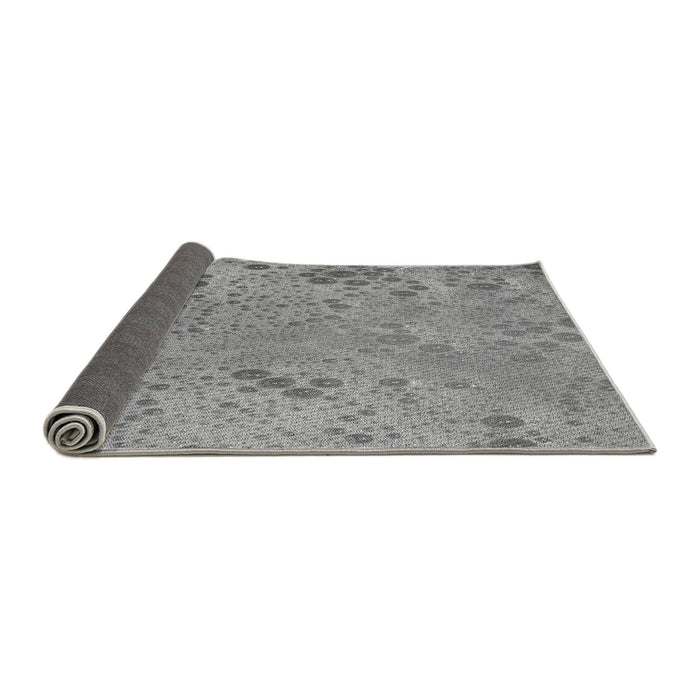Thickness of Patterned Cloud Gray Rug, pat319gry