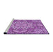 Sideview of Machine Washable Transitional Violet Purple Rug, wshpat3190pur