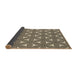 Thickness of Patterned Milk Chocolate Brown Rug, pat3196brn