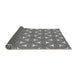 Thickness of Patterned Black Rug, pat3196gry