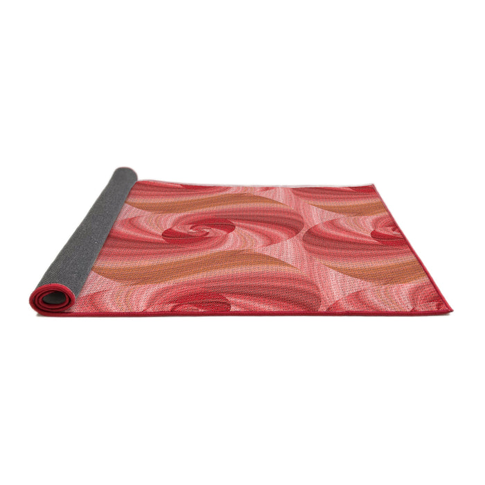 Thickness of Patterned Red Rug, pat3199rd