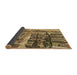 Patterned Dark Bronze Brown Rug, pat32brn