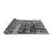 Thickness of Patterned Dark Gray Rug, pat32gry