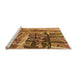 Machine Washable Transitional Orange Rug in a Bedroom, wshpat32org