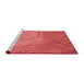 Sideview of Machine Washable Transitional Red Rug, wshpat320rd