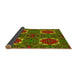 Thickness of Patterned Pistachio Green Rug, pat3203yw