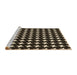 Sideview of Machine Washable Transitional Brown Rug, wshpat3211brn