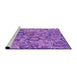 Sideview of Machine Washable Transitional Purple Rug, wshpat3212pur