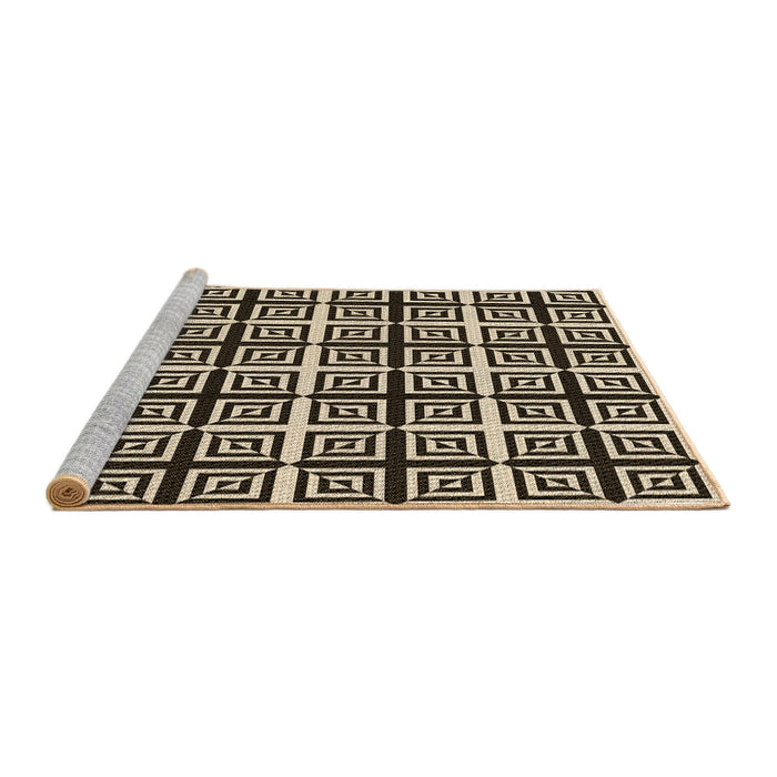 Sideview of Machine Washable Transitional Midnight Gray Rug, wshpat3213brn