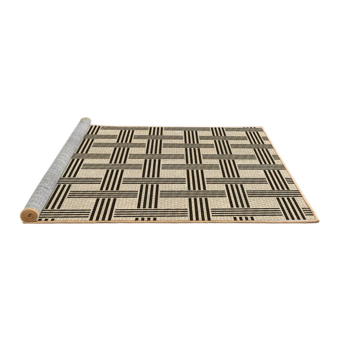 Sideview of Machine Washable Transitional Vanilla Gold Rug, wshpat3215brn