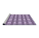 Sideview of Machine Washable Transitional Purple Rug, wshpat3215pur