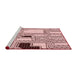 Sideview of Machine Washable Transitional Light Rose Pink Rug, wshpat3216rd