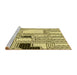 Sideview of Machine Washable Transitional Oak Brown Rug, wshpat3216yw