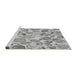 Sideview of Machine Washable Transitional Gray Rug, wshpat3217gry