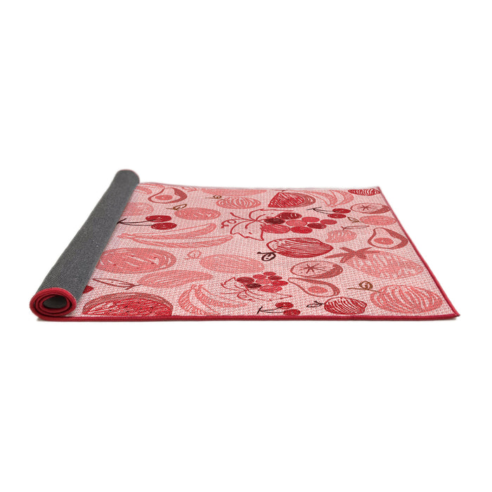 Thickness of Patterned Red Rug, pat3217rd