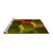 Sideview of Machine Washable Transitional Dark Yellow Green Rug, wshpat3219yw