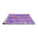 Sideview of Machine Washable Transitional Dark Orchid Purple Rug, wshpat3222pur