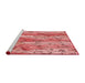 Sideview of Machine Washable Transitional Light Coral Pink Rug, wshpat3222rd