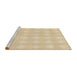 Sideview of Machine Washable Transitional Golden Blonde Gold Rug, wshpat3224brn