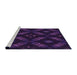 Sideview of Machine Washable Transitional Deep Purple Rug, wshpat3225pur