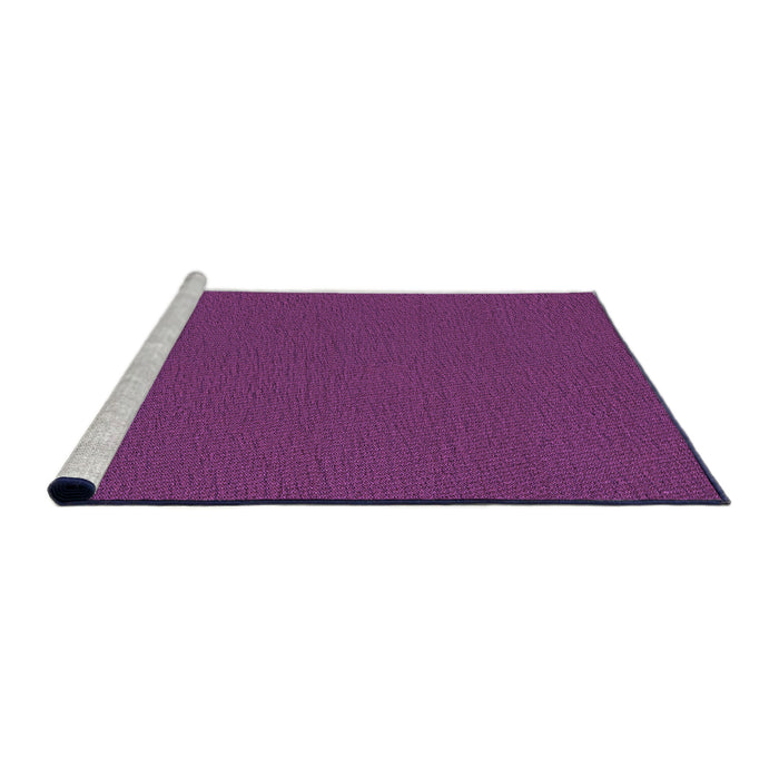 Sideview of Machine Washable Transitional Purple Rug, wshpat3226pur