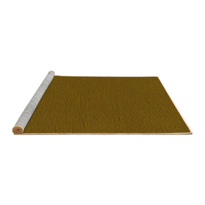 Sideview of Machine Washable Transitional Dark Bronze Brown Rug, wshpat3226yw