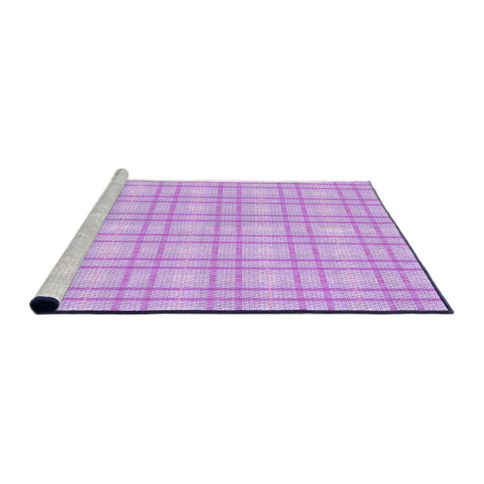Sideview of Machine Washable Transitional Purple Rug, wshpat3228pur