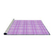 Sideview of Machine Washable Transitional Purple Rug, wshpat3228pur