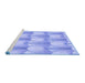 Sideview of Machine Washable Transitional Light Slate Blue Rug, wshpat3235blu