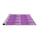 Sideview of Machine Washable Transitional Violet Purple Rug, wshpat3236pur