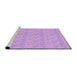 Sideview of Machine Washable Transitional Purple Rug, wshpat3237pur